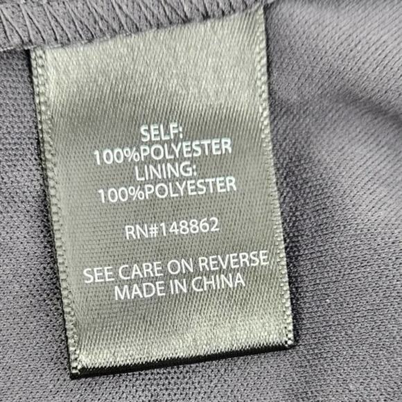 TORRID supplice  FAUX WRAP midi DRESS SWISS DOT FLORAL DARK GREY‎ plus size 4 - Picture 12 of 15